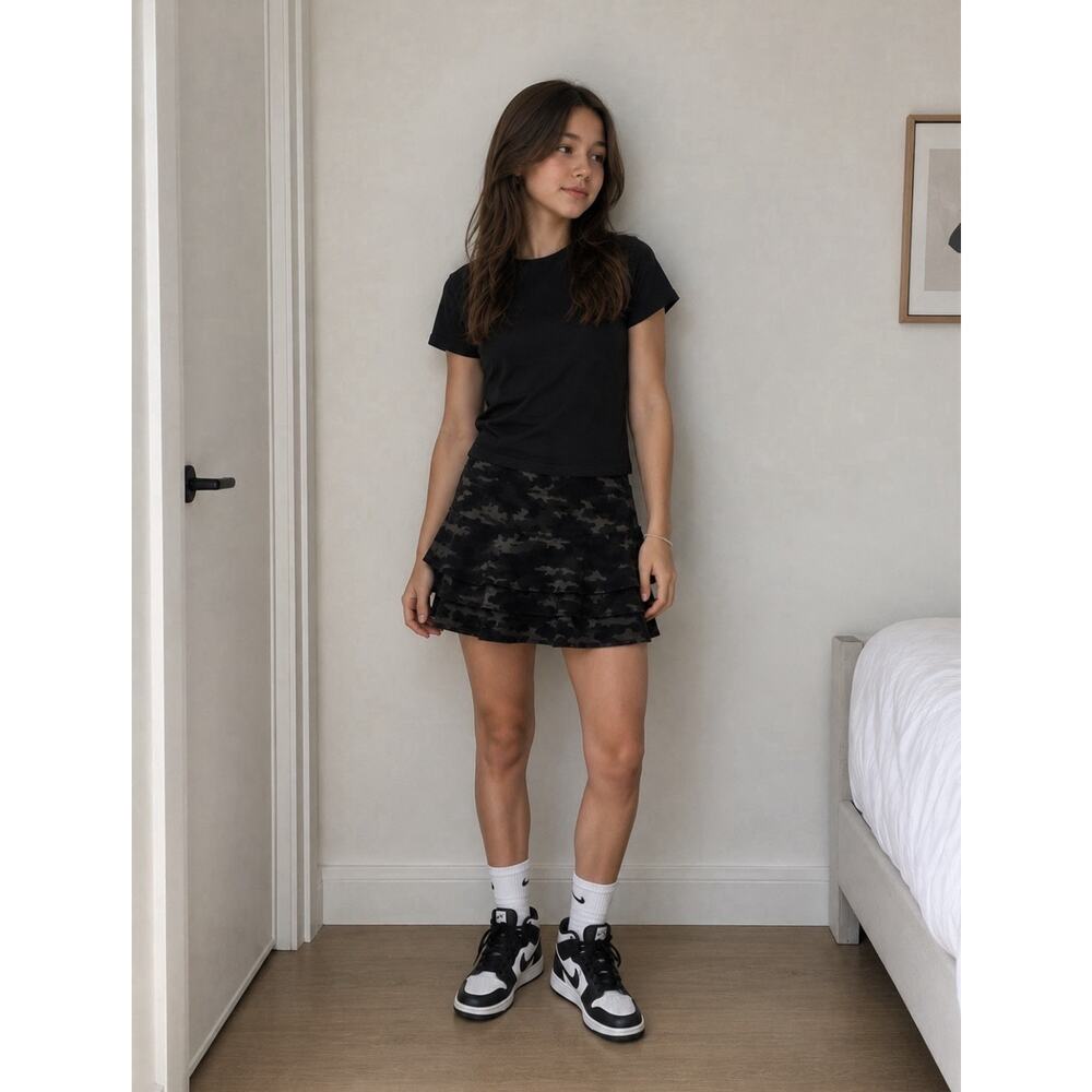 Athleta Girl Camo Lux Print Swing Skort XXL FOR: Tennis Pickleball Golf